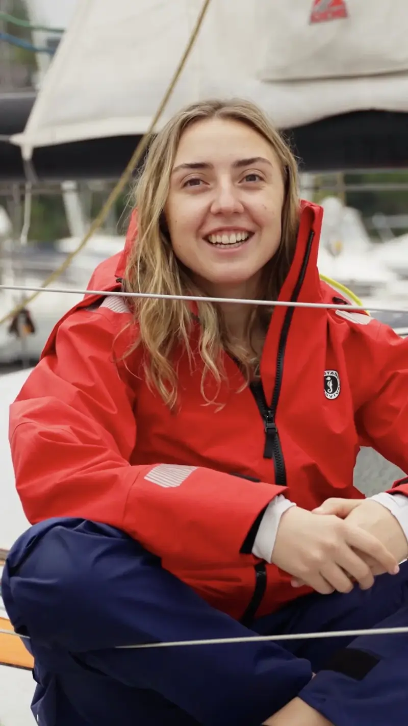 Annie Stevenson sailing